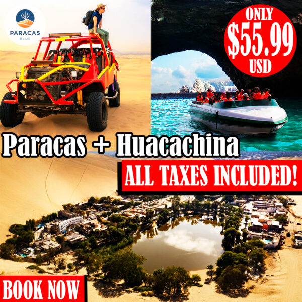 Tour La Aventura Definitiva: Un Día, Tres Mundos (Paracas & Huacachina)