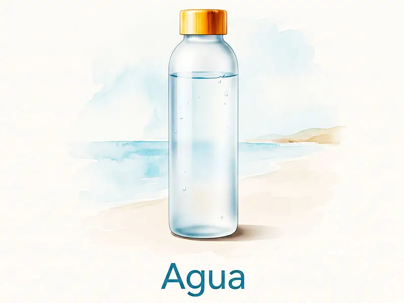 Agua para mantenerte hidratado durante el tour.