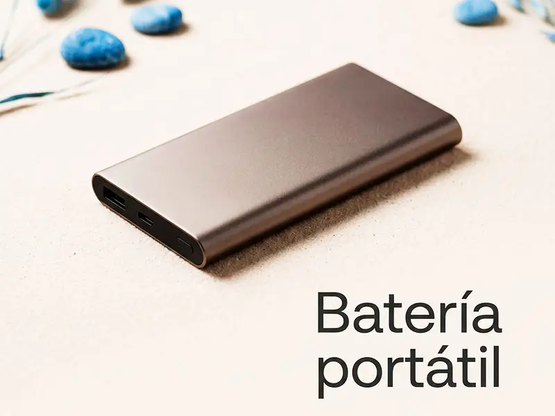 Batería portátil para mantener tu celular cargado durante el tour