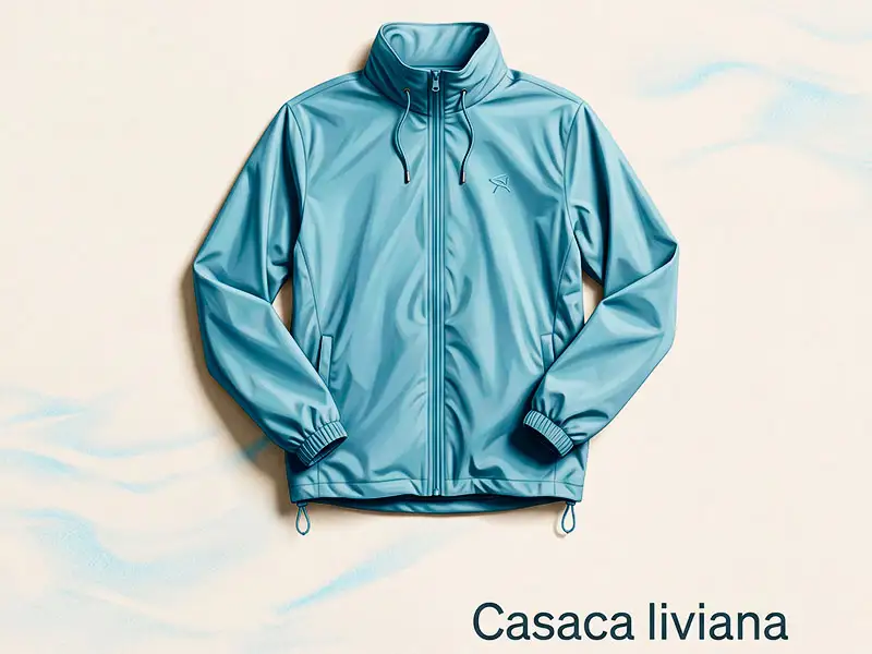 Casaca liviana para el viento y las salpicaduras del mar.